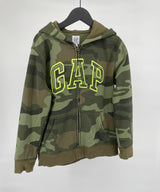 Vest Capuchon Groen Camouflage Maat 140 / 146