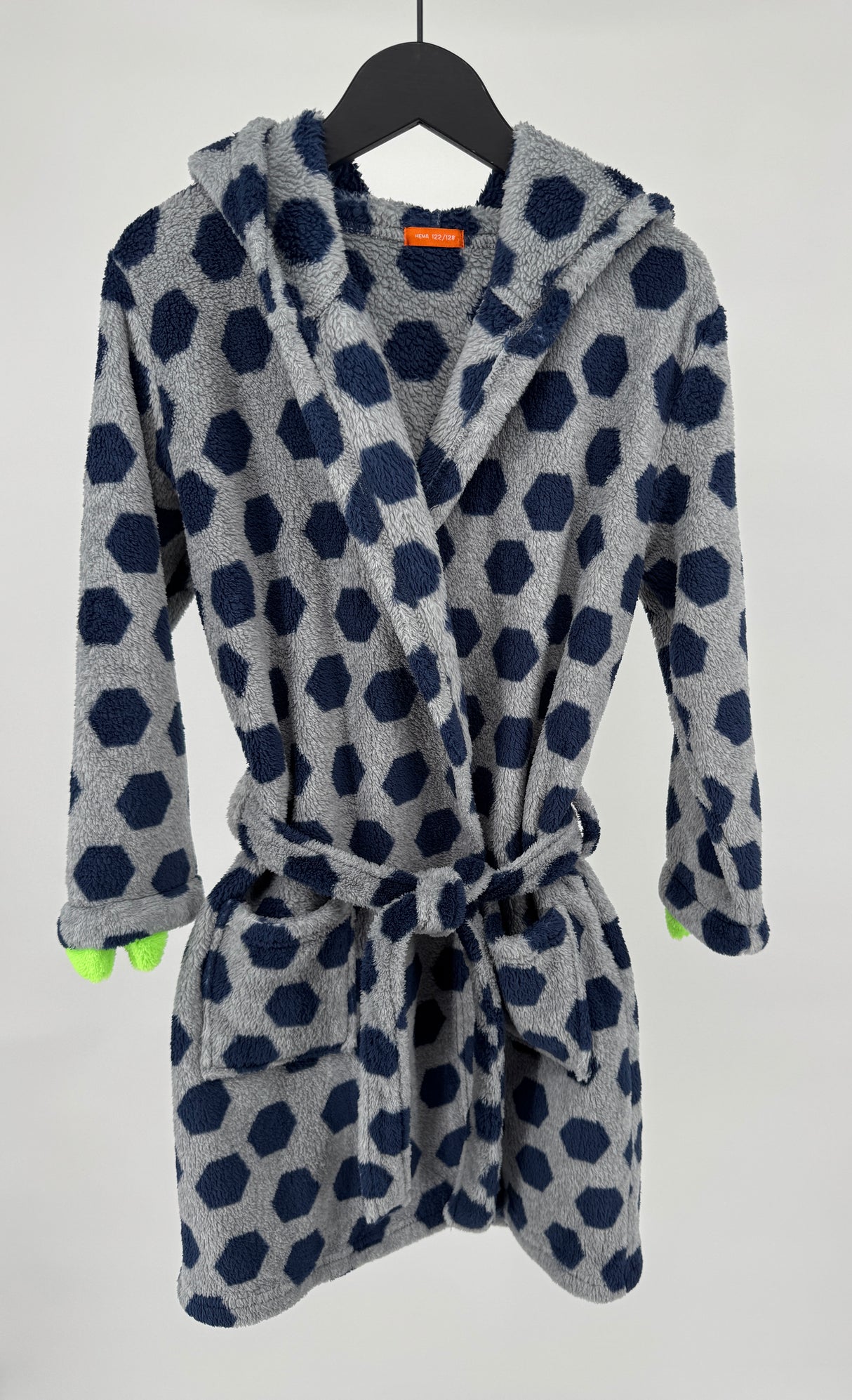 Badjas Grijs Draak Maat 122 / 128