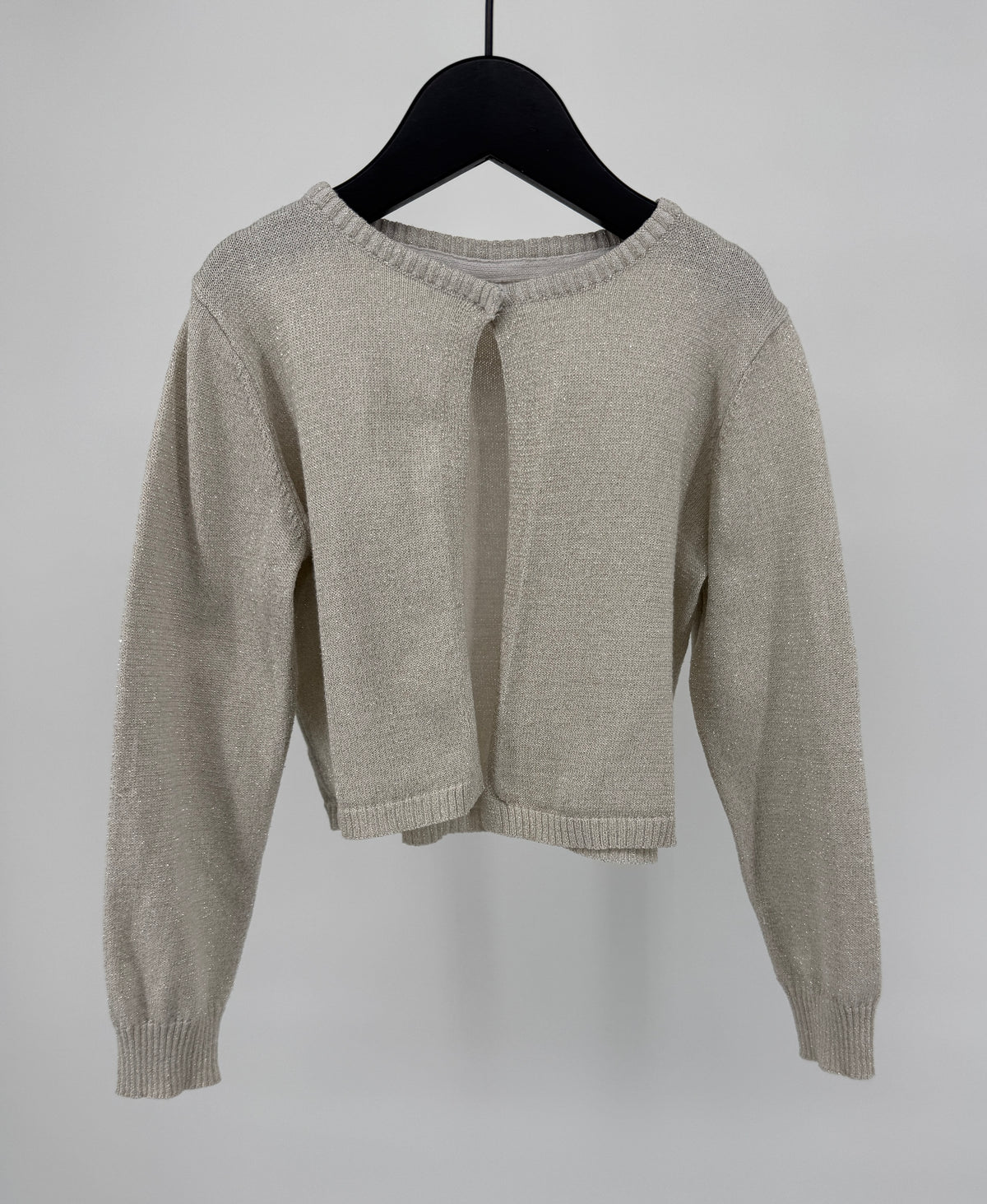 Vest Beige Glitter Maat 110 / 116