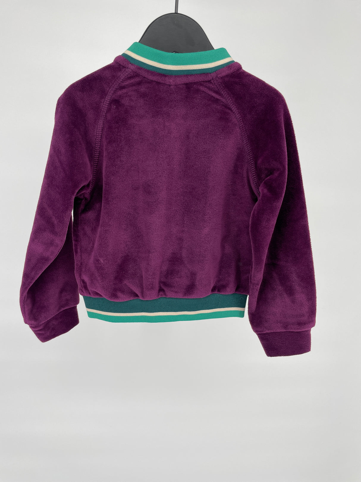 Vest Paars Velours Maat 98