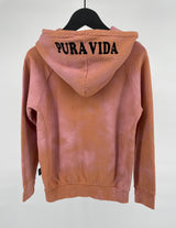 Hoodie Roze Oranje Tie Dye Maat 116 / 122