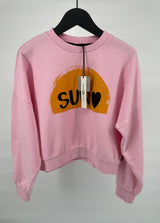 Trui Roze Cropped Sun