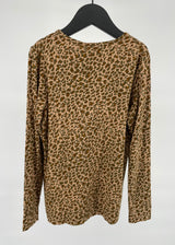 Longsleeve Bruin Luipaard Maat 116