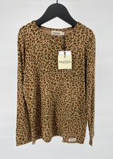 Longsleeve Bruin Luipaard Maat 116