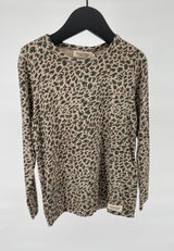 Longsleeve Bruin Luipaard Maat 98