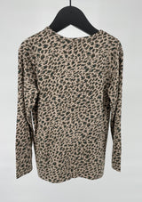 Longsleeve Bruin Luipaard Maat 98