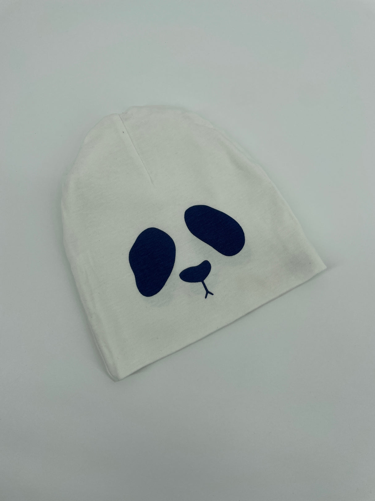 Beanie Wit Panda Reversible Maat 3 - 9 Jaar