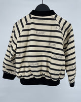 Baseball Jas Beige Zwart A La Mer Maat 116 / 122
