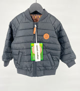 Baseball Jas Rerversible Zwart of Luipaard Maat 80 / 86