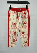 Joggingbroek Beige Rood Lajka Hondjes Print