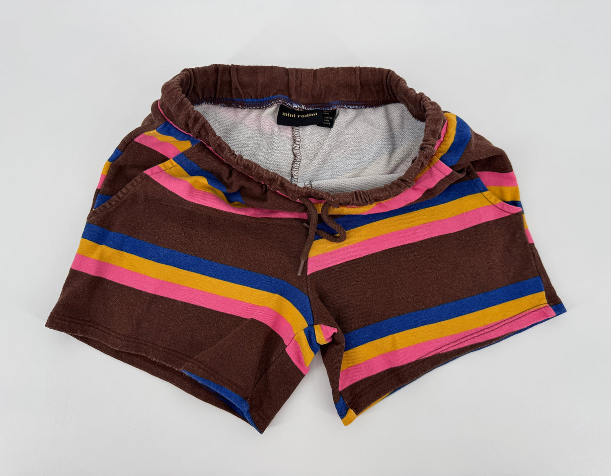 Korte Broek Bruin Gestreept Maat 140 / 146