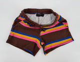 Korte Broek Bruin Gestreept Maat 140 / 146