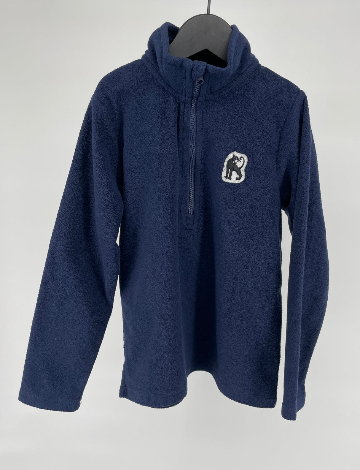 Longsleeve Donkerblauw Fleece Maat 116 / 122