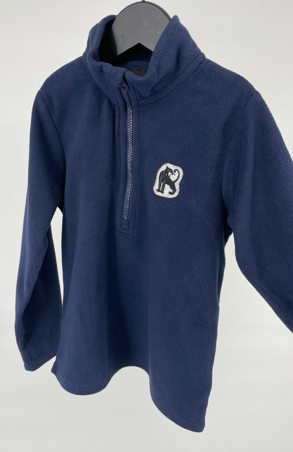 Longsleeve Donkerblauw Fleece Maat 116 / 122