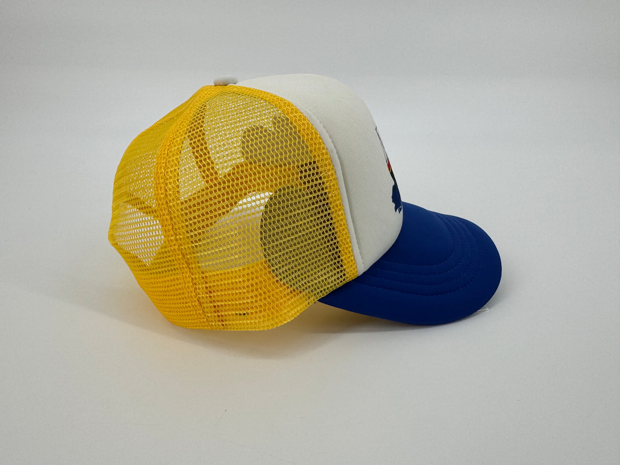 Pet Geel Blauw Veerboot Maat 3 - 9 Jaar