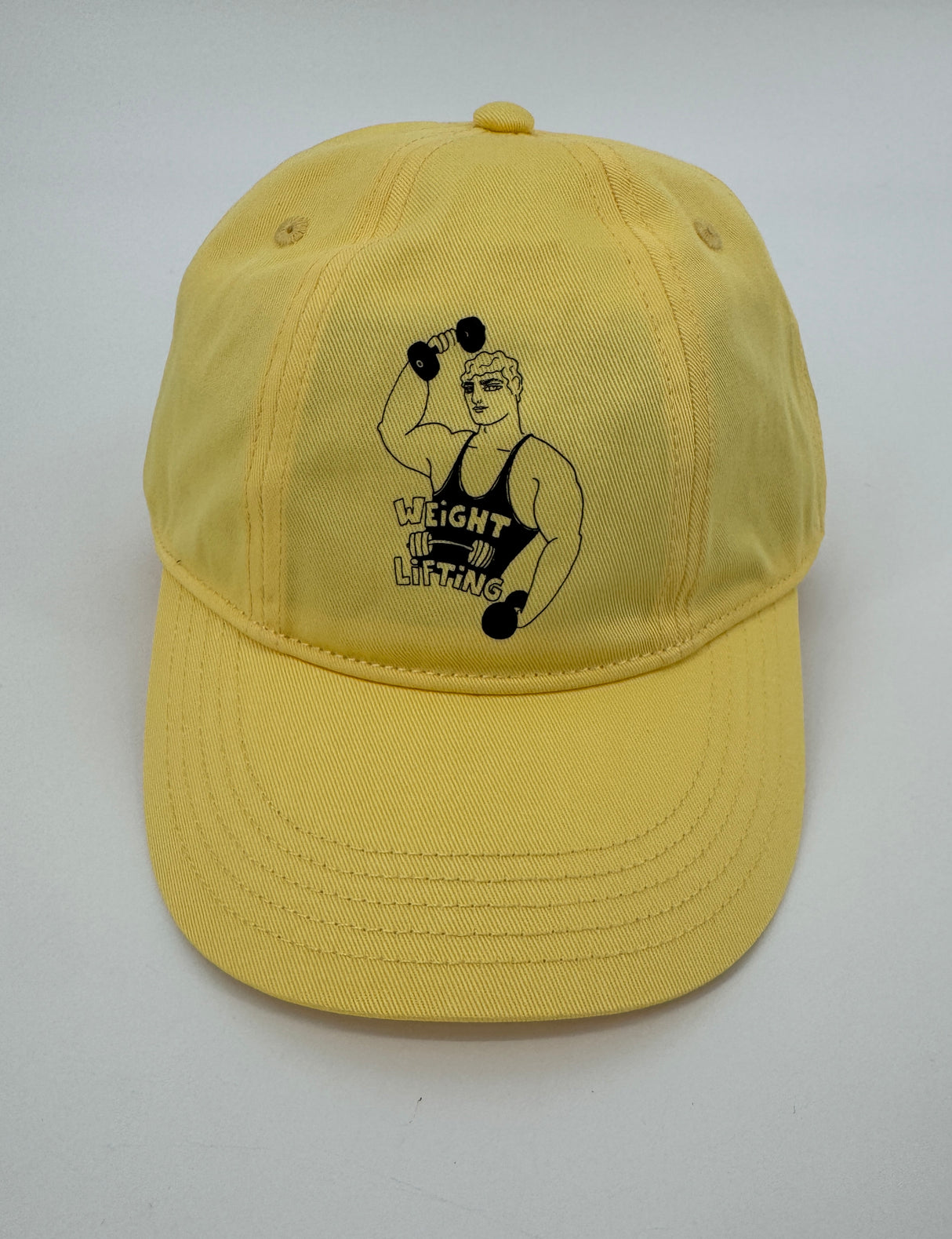 Pet Geel Gewichtheffer Maat 3 - 9 Jaar