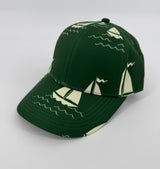 Pet Groen Zeilboten Maat 3 - 9 Jaar