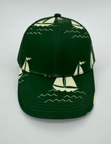 Pet Groen Zeilboten Maat 3 - 9 Jaar