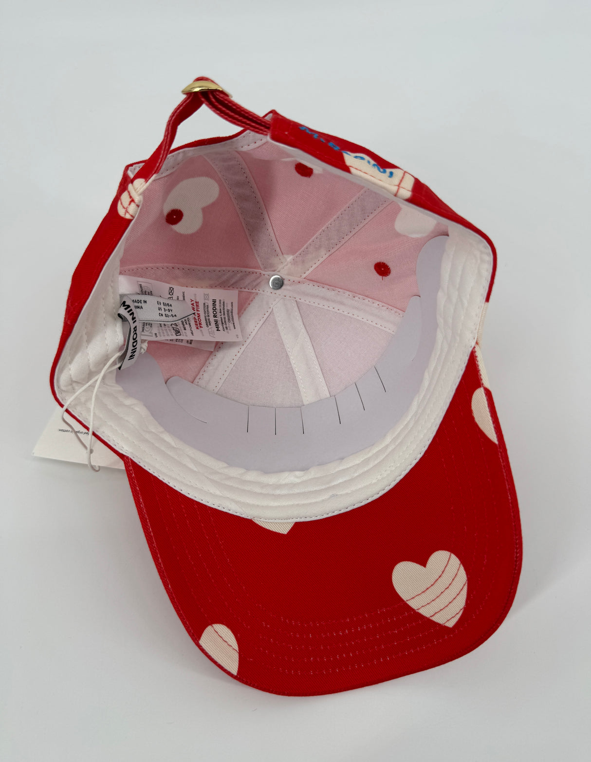 Pet Rood Hartjes en Strik Maat 3 - 9 Jaar