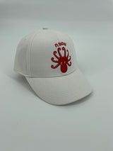Pet Wit Rode Oktopus Maat 9 Mnd - 3 Jaar