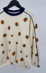 Trui Beige Lieveheersbeestjes Maat 128 / 134