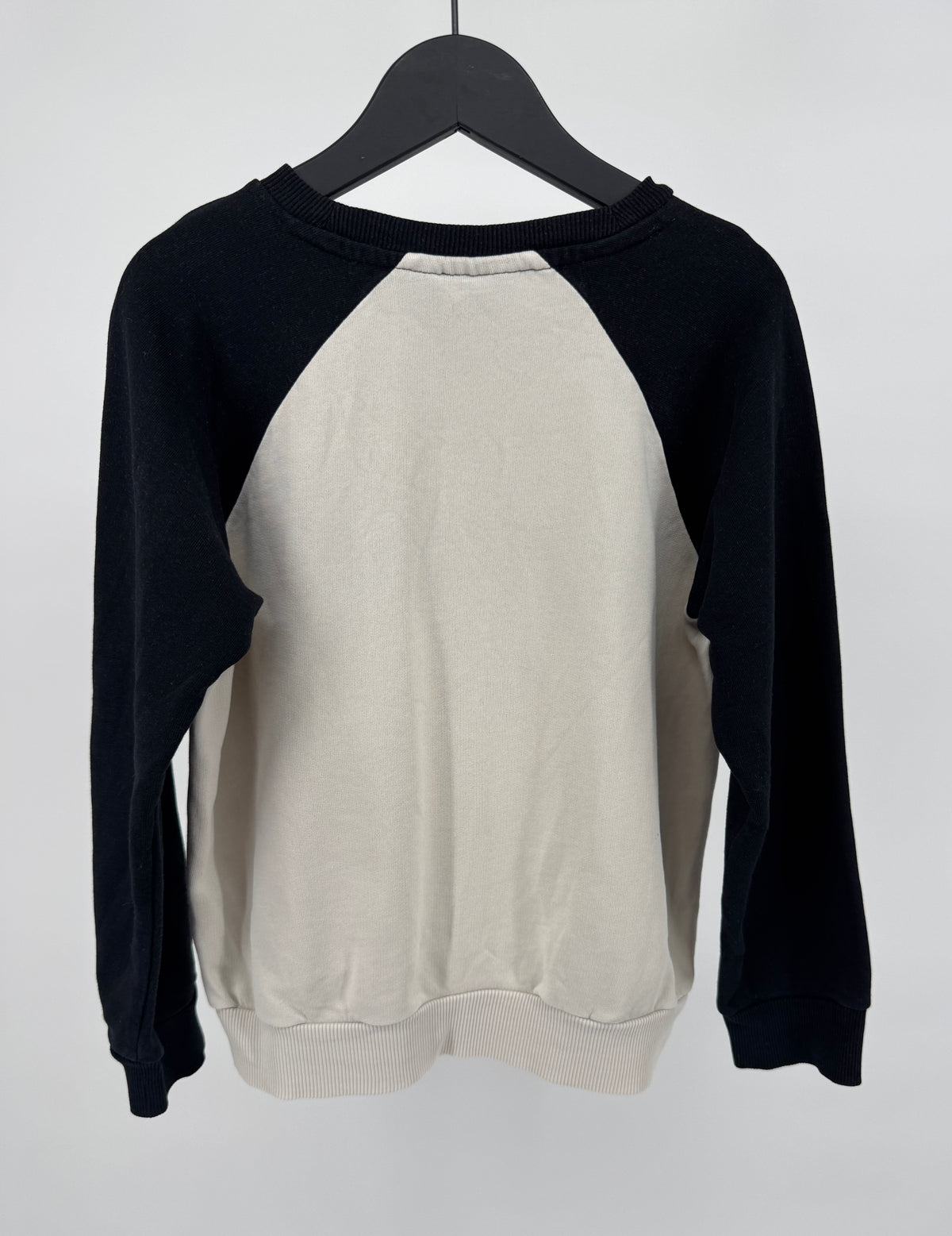 Trui Beige Zwart Katten Print Maat 128 / 134