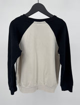 Trui Beige Zwart Katten Print Maat 128 / 134