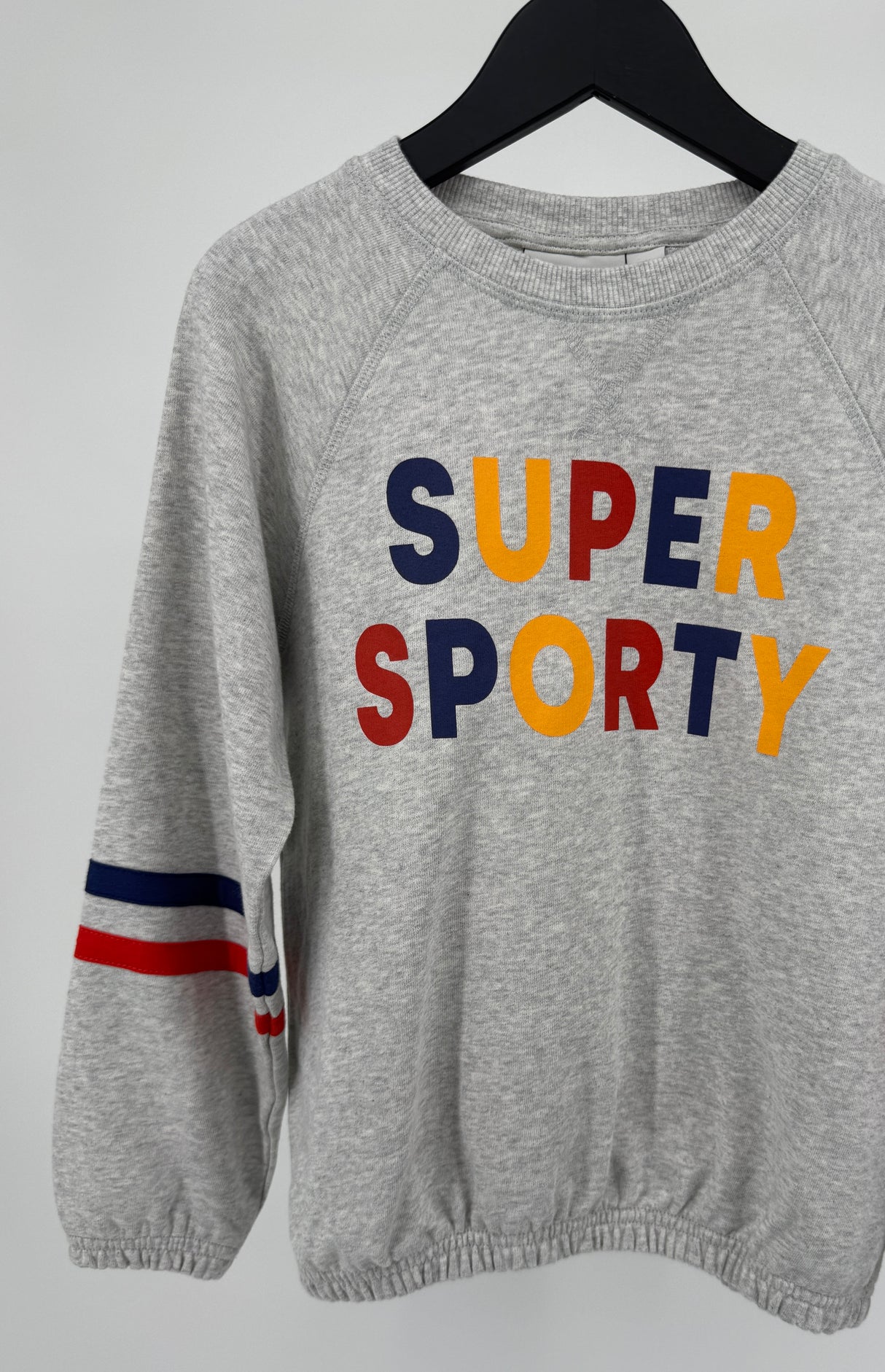 Trui Grijs Super Sporty Maat 128 / 134