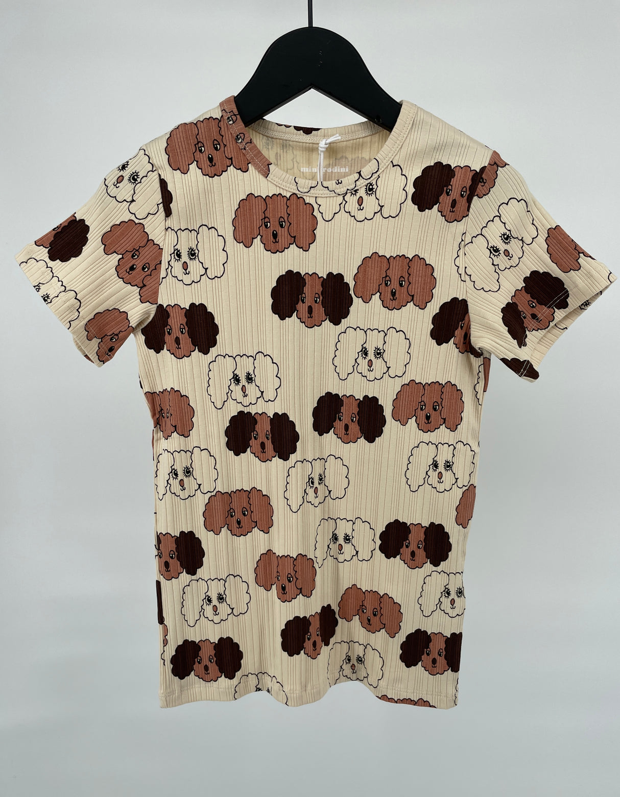 T-shirt Beige Bruin Hondjes