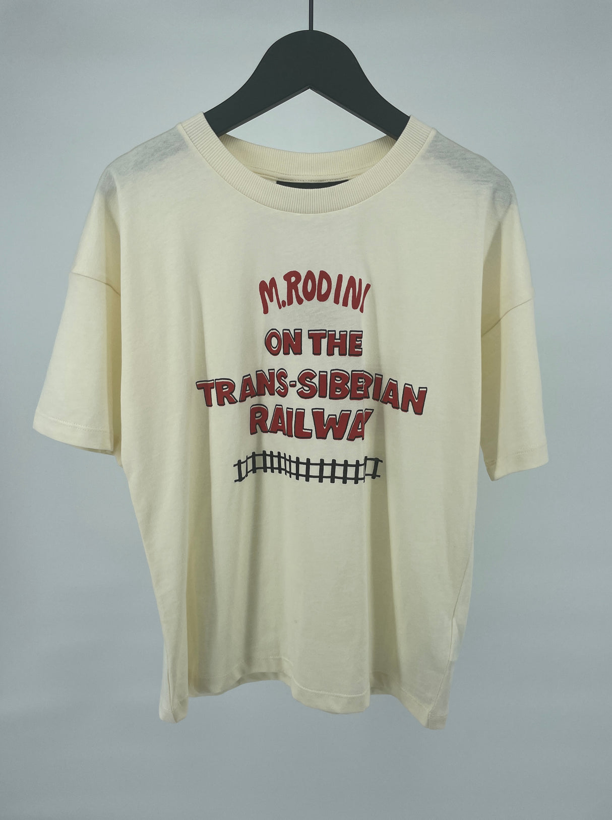 T-shirt Beige Trans Siberie Railway Maat 140 / 146