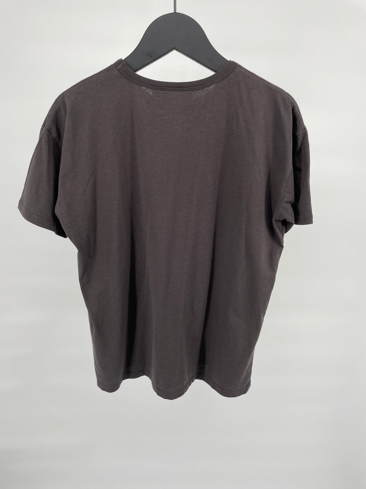 T-shirt Bruin met Tekst Oversized Maat 128 / 134