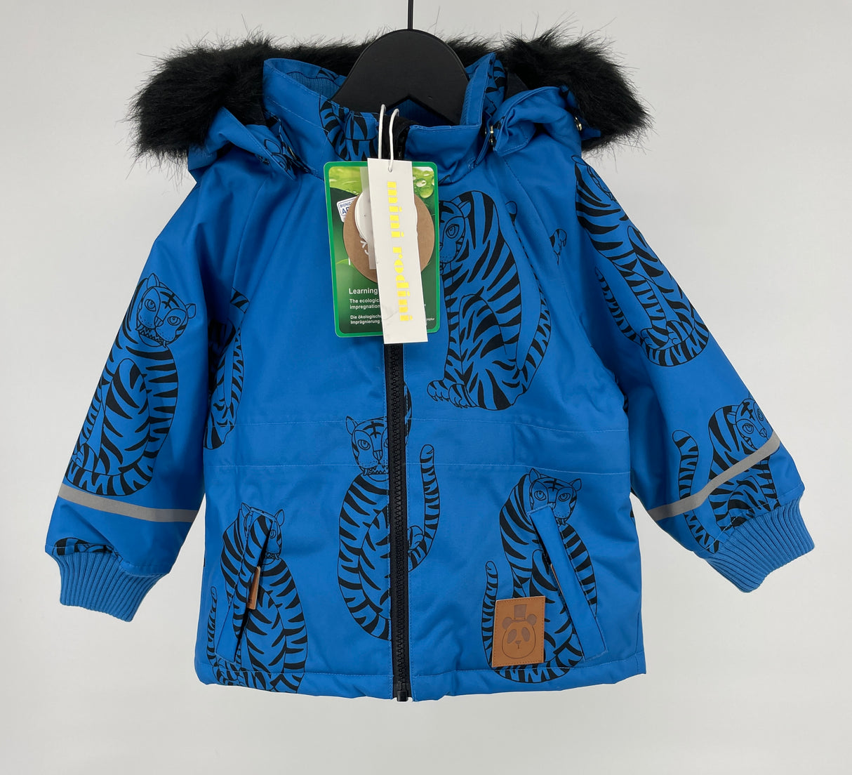 Winterjas K2 Parka Blauw Tijger Maat 80 / 86