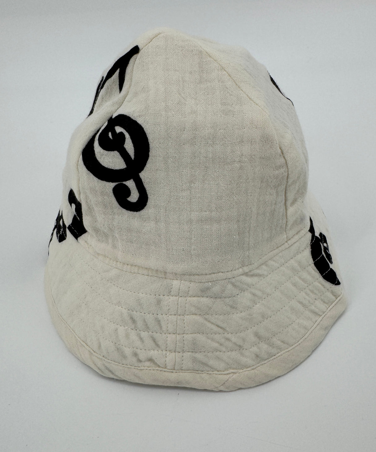 Zonnehoedje Beige Muzieknoten Maat 9 Mnd - 3 Jaar