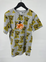 T-shirt Grijs met Cheetahs Maat 152