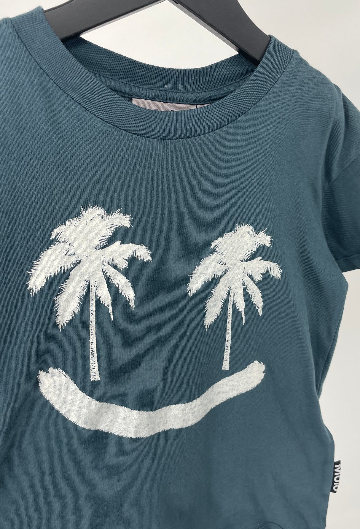 T-shirt Donkerblauw Smile Palmbomen Maat 98