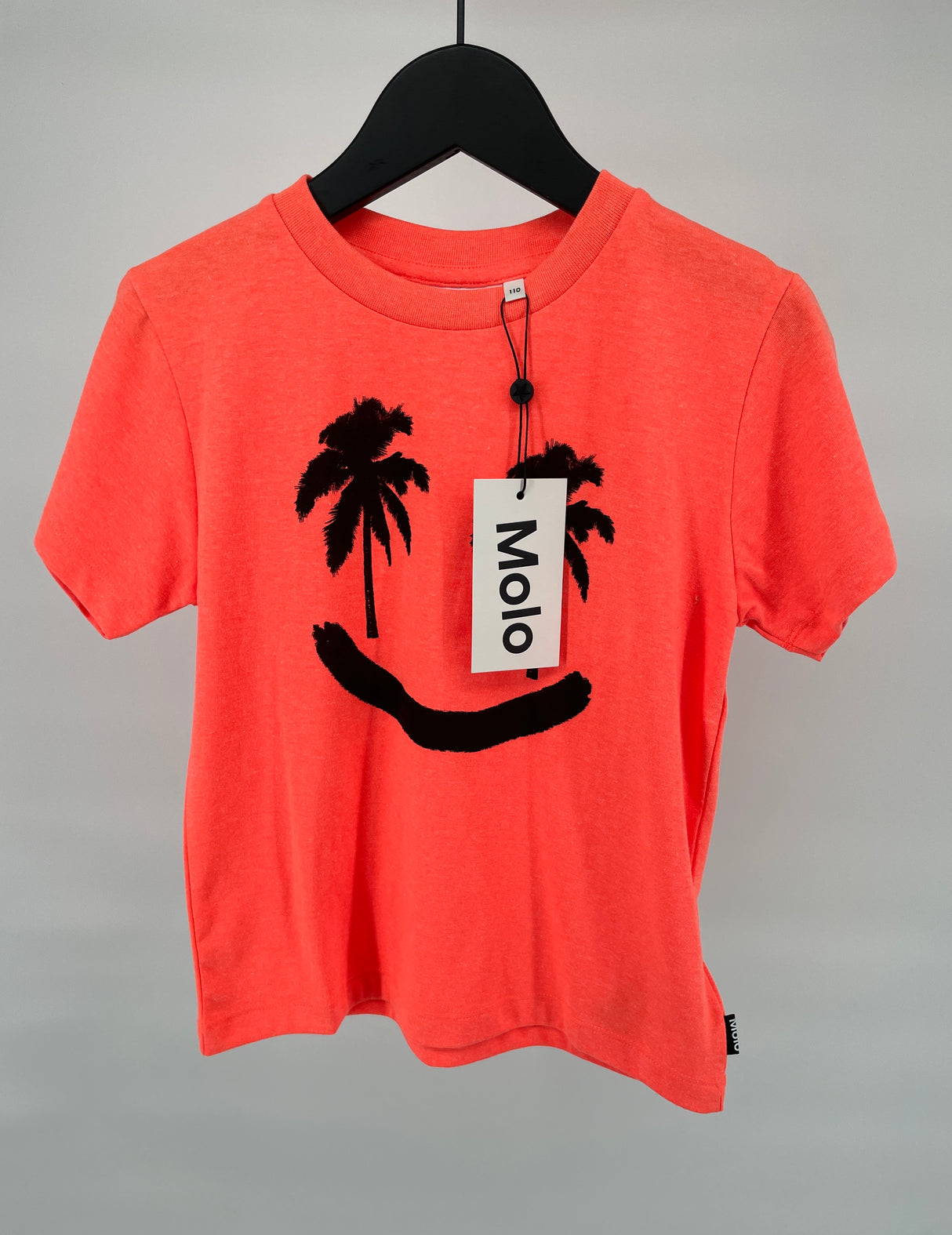 T-shirt Neon Roze Smile Palmbomen