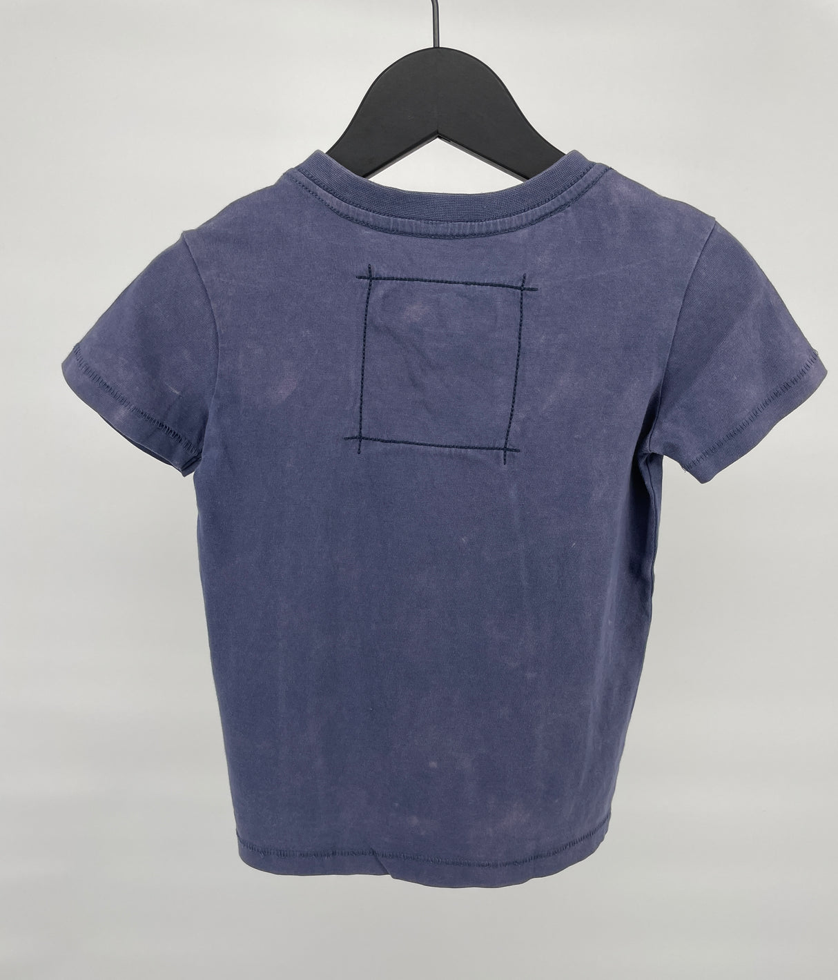 T-shirt V-hals Donkerblauw Baseball Maat 104