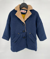 Jas Donkerblauw Wol Maat 98 / 104