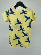 T-shirt Geel Blauw Meeuwen Maat 98 / 104