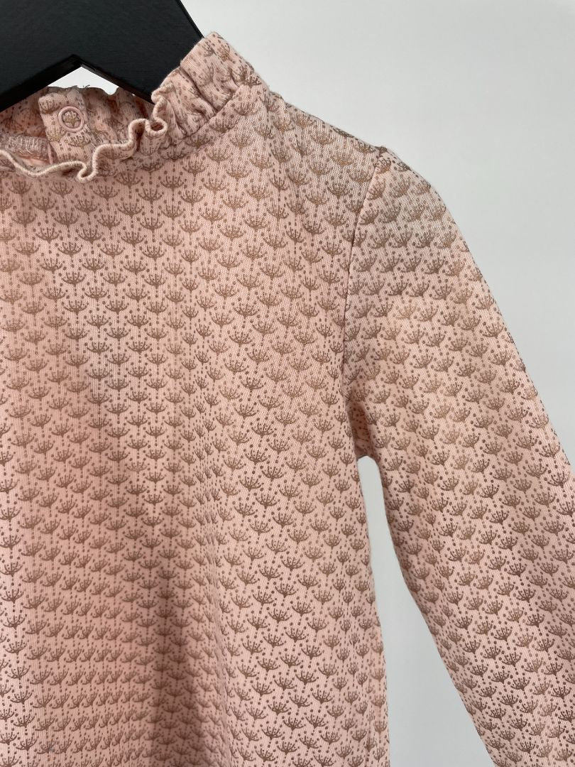 Top Roze met Goud Maat 80