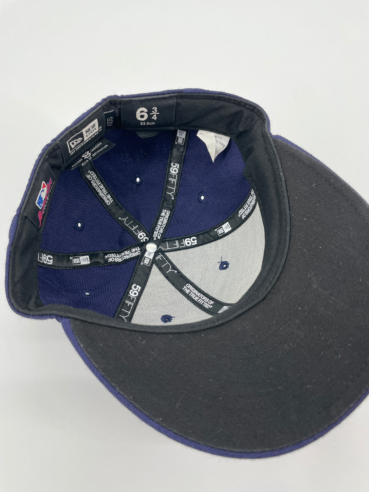 Tampa Bay Rays 59Fifty Cap Donkerblauw Fitted Maat 5 - 9 Jaar