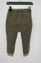 Joggingpak Groen met Regenboog Details Maat 116