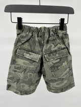 Korte Broek Groen Camouflage Maat 98