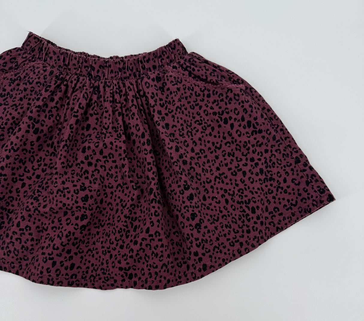Rokje Paars Luipaard Print Maat 110