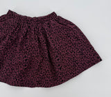 Rokje Paars Luipaard Print Maat 110