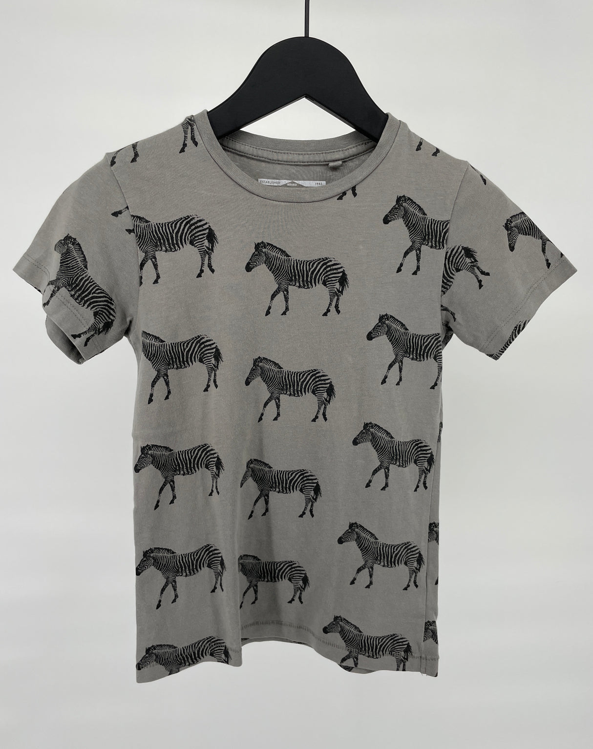 T-shirt Grijs Zebra's Maat 110