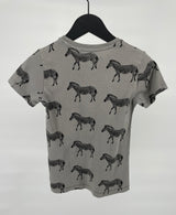 T-shirt Grijs Zebra's Maat 110