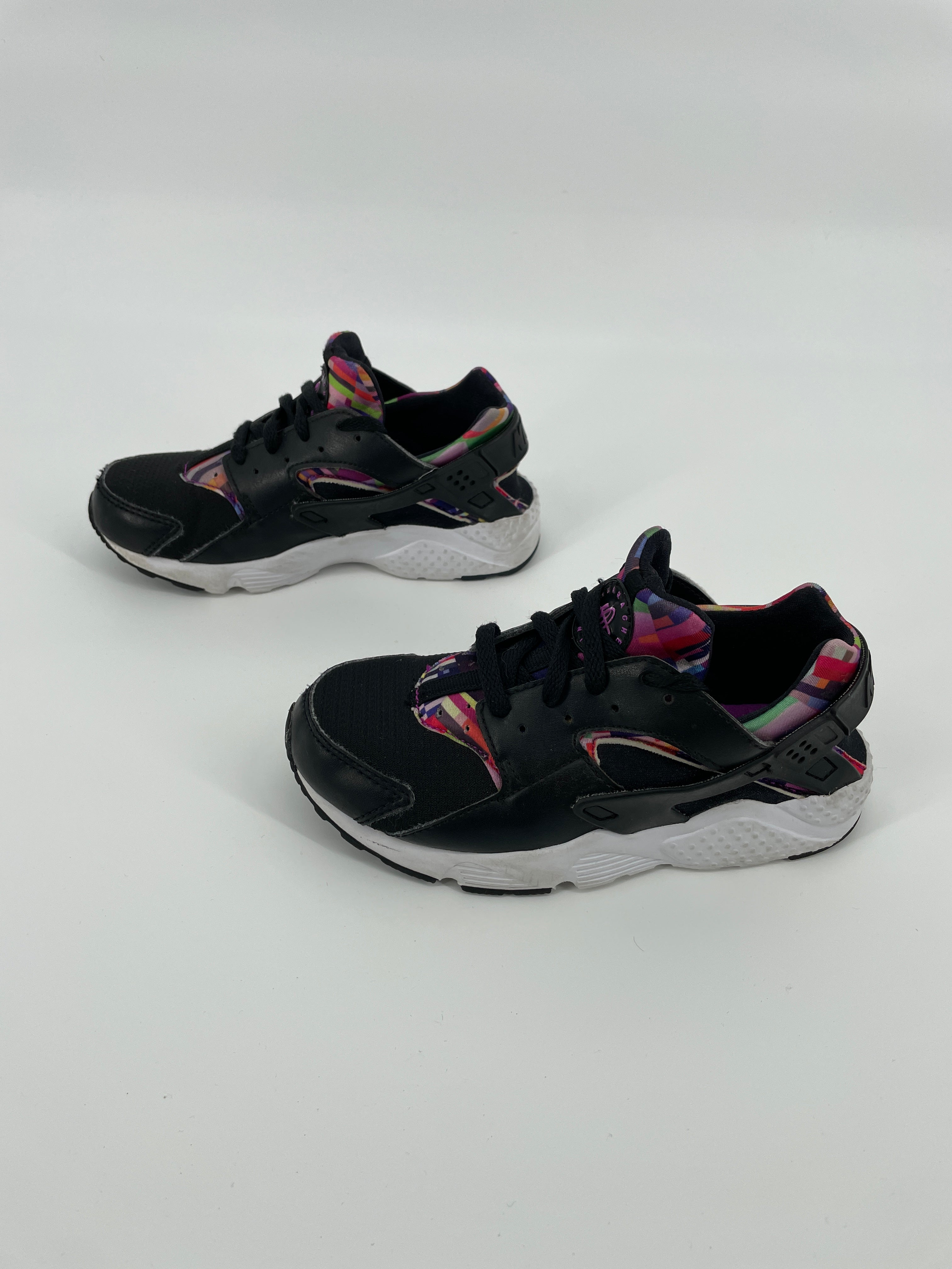 Nike Huarache Sneakers Zwart Multicolor Maat 31 5 Mini Treasures