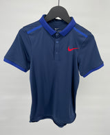 Tennis Polo Donkerblauw Dri-Fit Maat 122 / 128