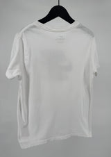 T-shirt Wit Schoen met Aardbei Maat 152 / 158